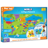 Mapology World with Flags & Flashcards