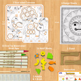 Learn different techniques of Madhubani, Art & Craft Kit for girls