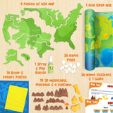 Mapology Physical Features USA Puzzle