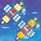 Stickering Template Space, DIY Kit for boys