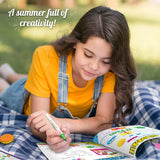 Summer activity for kids, scrapbooking, creativity for kids