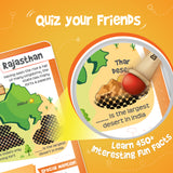 Learn 450+ Facts about India and Quiz your friend