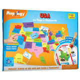Imagimake, Mapology, USA with Flags & Flashcards
