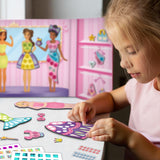 young girl playing with princess, dressing kit for girls age 3 years