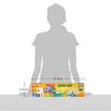 Mapology India Map Wall Chart with Reusable Stickers