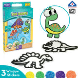 Dino Pals Clay Sticker, DIY kit