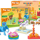 Mapology 3D Combo Kit - Monuments and National Symbols of India