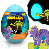 Glow in the Dark Dino Egg - Blue