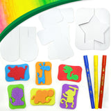 Pack of 12 - Jungle Stamp Art