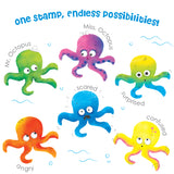 Pack of 12 - Ocean Stamp Art