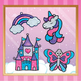 Pack of 12 - DIY Unicorn Glass Painting