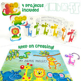 Pack of 12 - Jungle Stamp Art