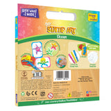 Pack of 12 - Ocean Stamp Art