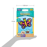 Pack of 6 - Clay Stickers Butterfly