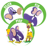 Mapology - World Map and 3D Model Making Set of Animals