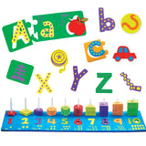 Alphabets with Objects and Numbers with Shapes