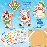 Christmas DIY Stickering for kids