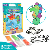Aqua World Clay Stickers