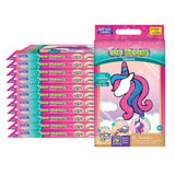 Pack of 12 - Clay Stickers Unicorn