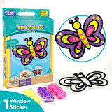 Clay Stickers - Butterfly, DIY Kit for kids