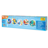 Mapology USA Map Wall Chart with Reusable Stickers