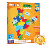Mapology India with Capitals