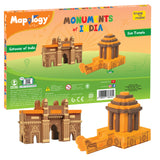 3D Monuments, Set of 2, Model Making DIY Set, Gateway of India, Sun Temple