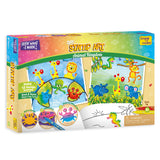 Stamp art for kids, animal kingdom