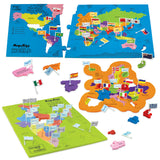 Mapology India and World - Political & Physical Map Puzzle
