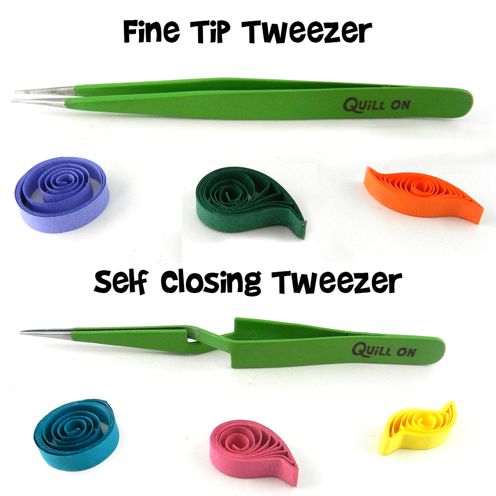 Reverse Action Quilling Tweezers - 877055001043