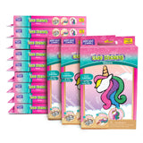 Pack of 12 - Clay Stickers Unicorn