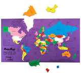 Mapology: Pack of 6 World Map Puzzle