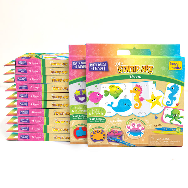 Pack of 12 Stamp Art Combo Set