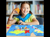 Mapology: Pack of 12 World with Flags & Capitals