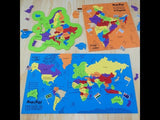 Imagimake Mapology India & World with Capitals & Flags