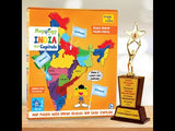 Mapology: Pack of 12 India with Capitals