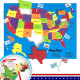 Mapology USA Flash Cards with Capitals