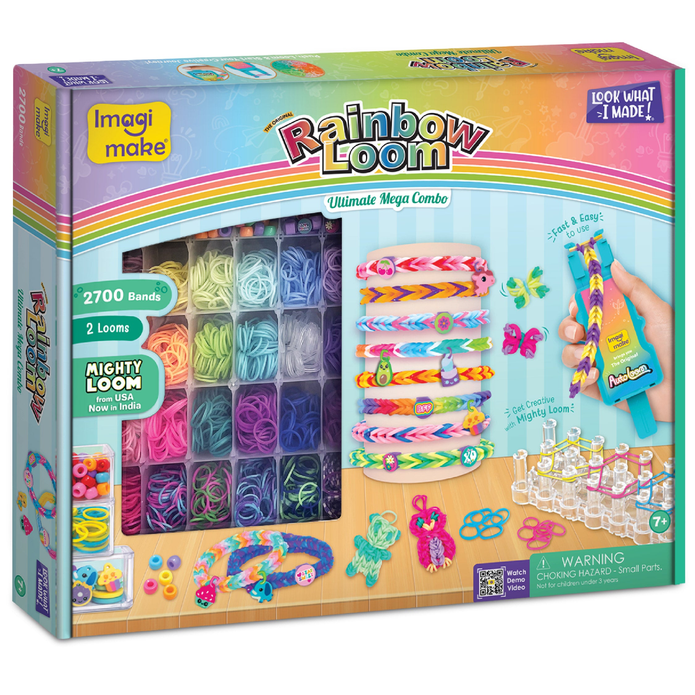Rainbow Loom - Ultimate Mega Combo – Imagimake