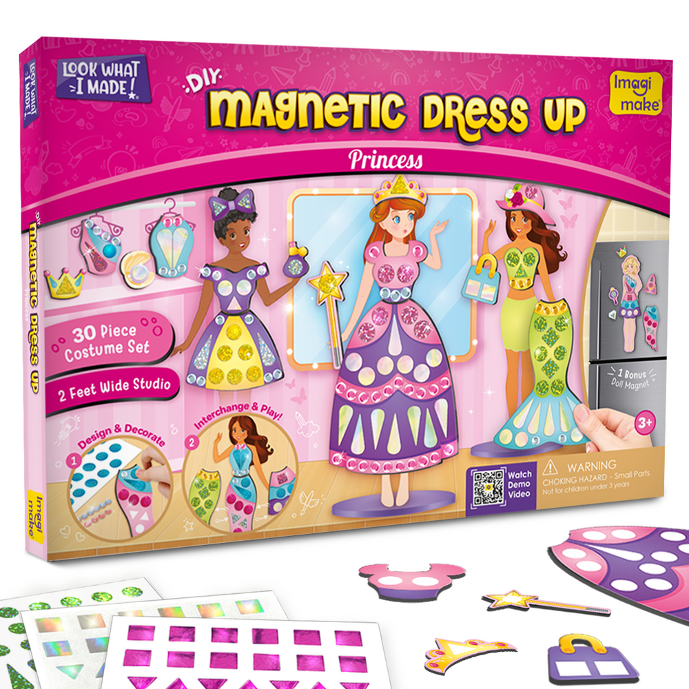 DIY Magnetic Dress Up - Princess Imagimake DIY Magnetic Dress Up - Princess Imagimake