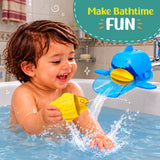 Leaps & Bounds Bath Buddies 5-in-1 | Baby Bath Toys for Toddlers Age 0-3 Years