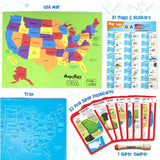 Mapology USA Flash Cards with Capitals