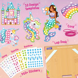 Princess Craft Combo: Glass Painting & Mirror Mosaic Kit