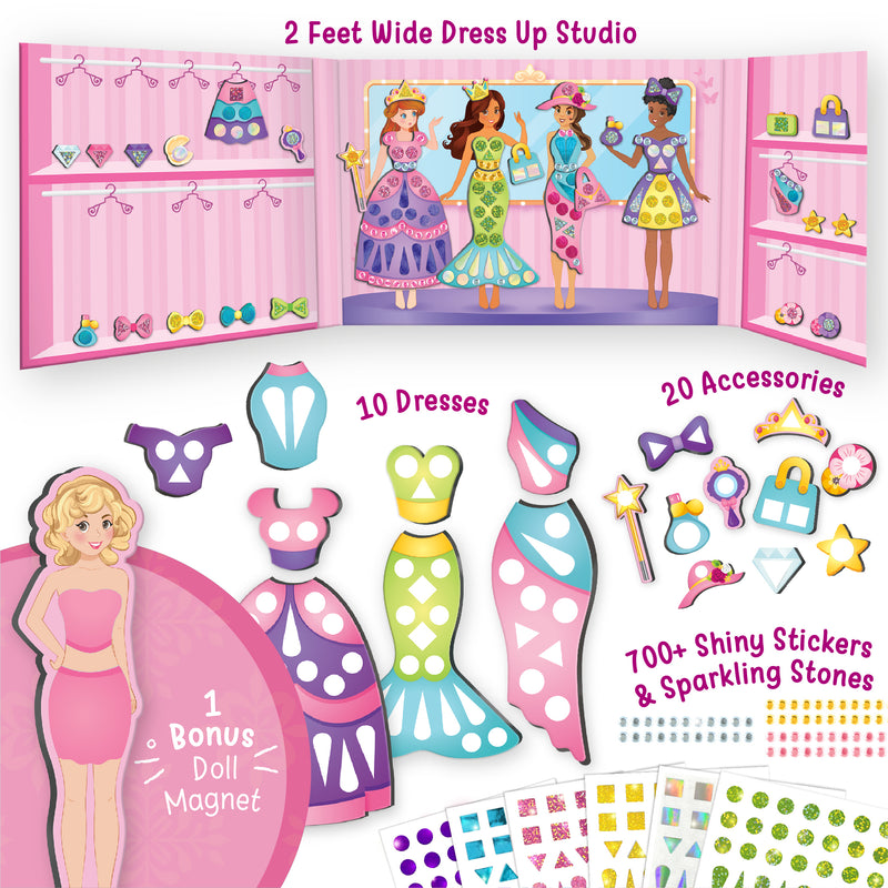 DIY Magnetic Dress Up - Princess