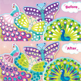 Mirror Mosaic - Butterfly & Peacock