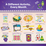 one month one activity, 12 craft activities in one box, different festivals