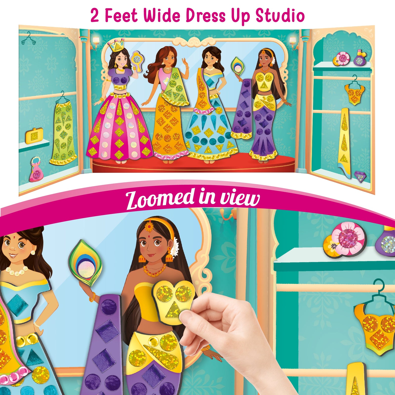 open lace back dress Princess Magic Magnetic Dress-up main image 1