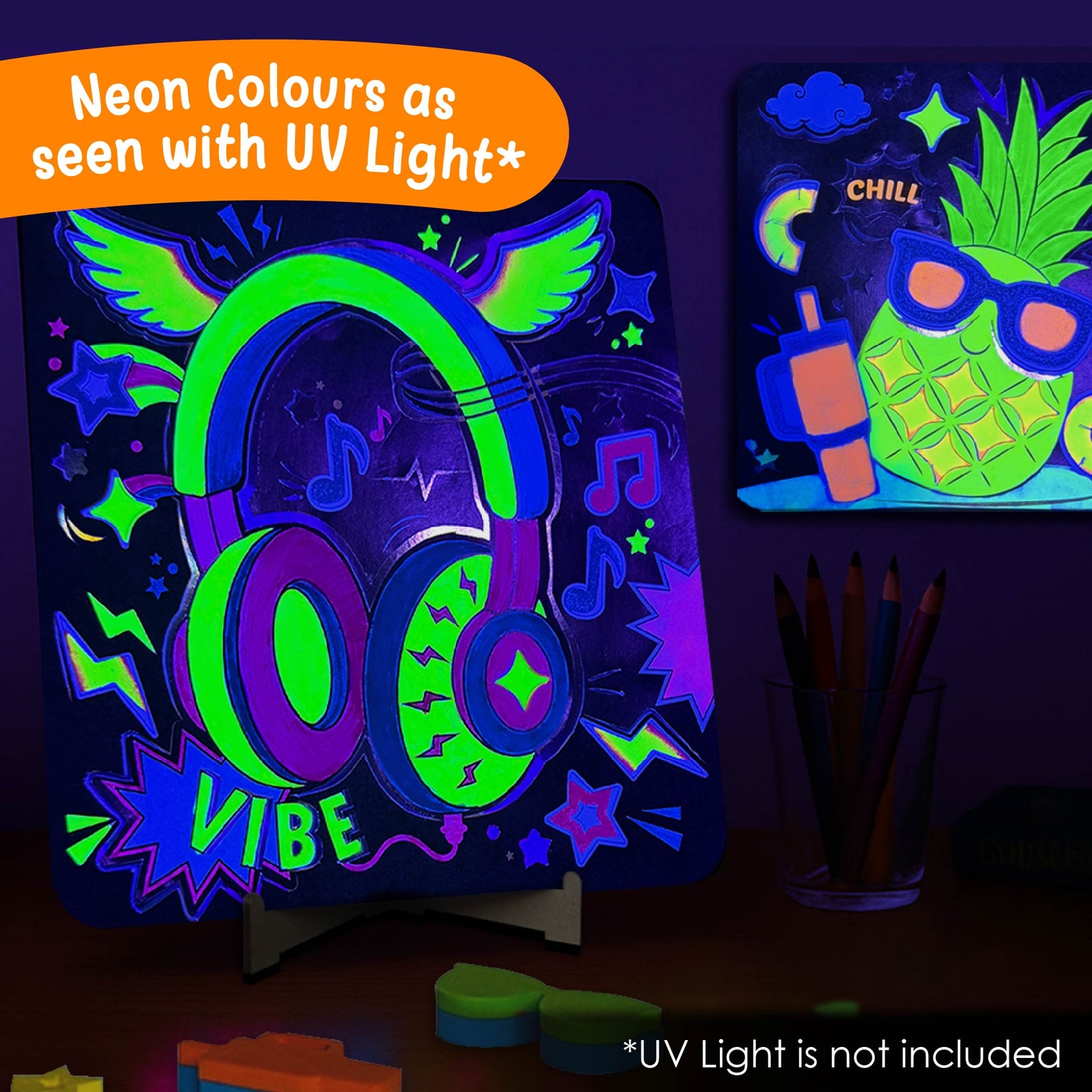 DIY Neon Art – Imagimake