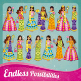 DIY Magnetic Dress Up - Indian Princess
