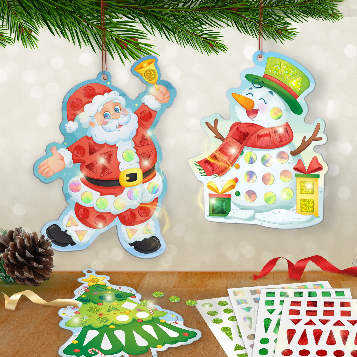 Christmas Activity for kids, Christmas Ornaments, activity box