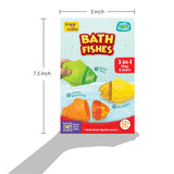 Leaps & Bounds Bath Fishes 3-in-1 | Baby Bath Toys for Toddlers Age 0-3 Years